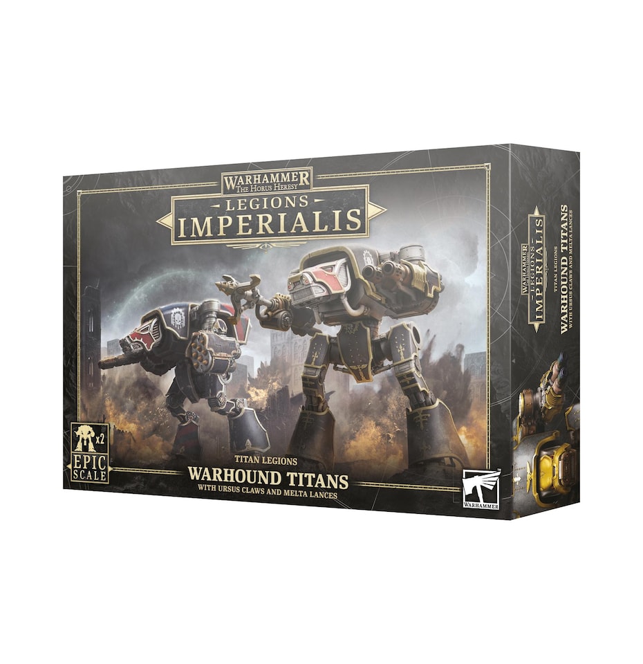 Warhound Titans With Ursus Claws Legions Imperialis Horus Heresy Warhammer