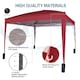image 5 of MCC Direct Gazebo 3x3 Pop up Garden Outdoor Tent Patio Canopy Marquee with Sides