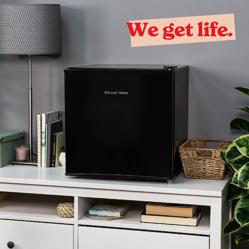 image 1 of Russell Hobbs RHTTF0E1B Black 43L Table Top Fridge