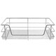 image 4 of 2 x KuKoo Kitchen Pull Out Storage Baskets – 600mm Wide Cabinet Silver
