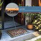 image 5 of Nicoman Rubber Elegant Blue Tile Doormat - 90x60cm