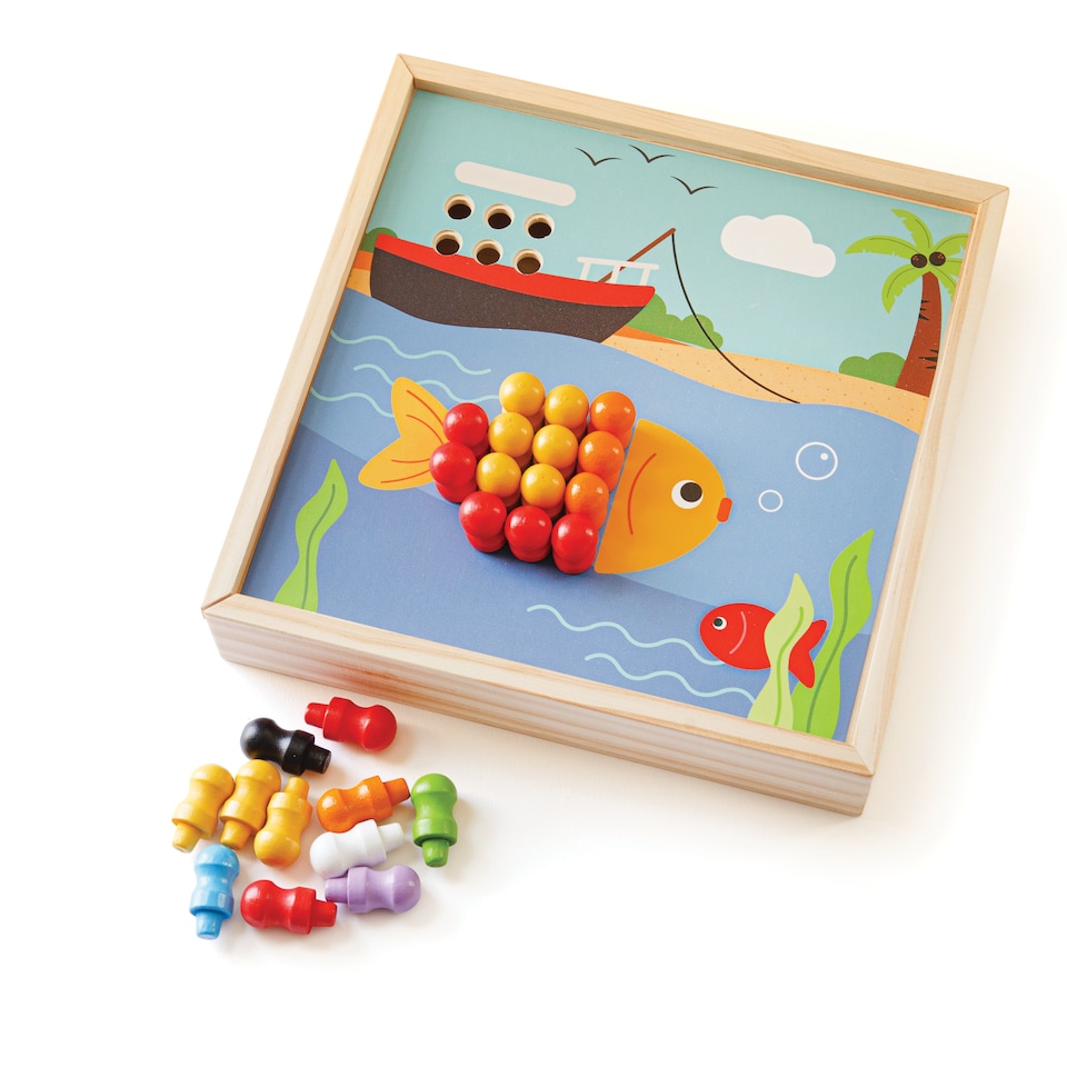 image 1 of Seaside Peg Board