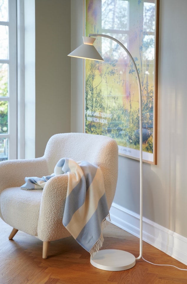 image 1 of Nordlux Dial Indoor Floor Lamp White Metal E27 Adjustable Head - Mains Powered, IP20
