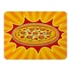 image 1 of Round pizza pop art retro (Blanket)