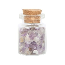 Something Different Jar Of Calm Amethyst Decorative Crystal - Purple - One Size