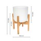 image 6 of Lisbon Pot & Stand Black