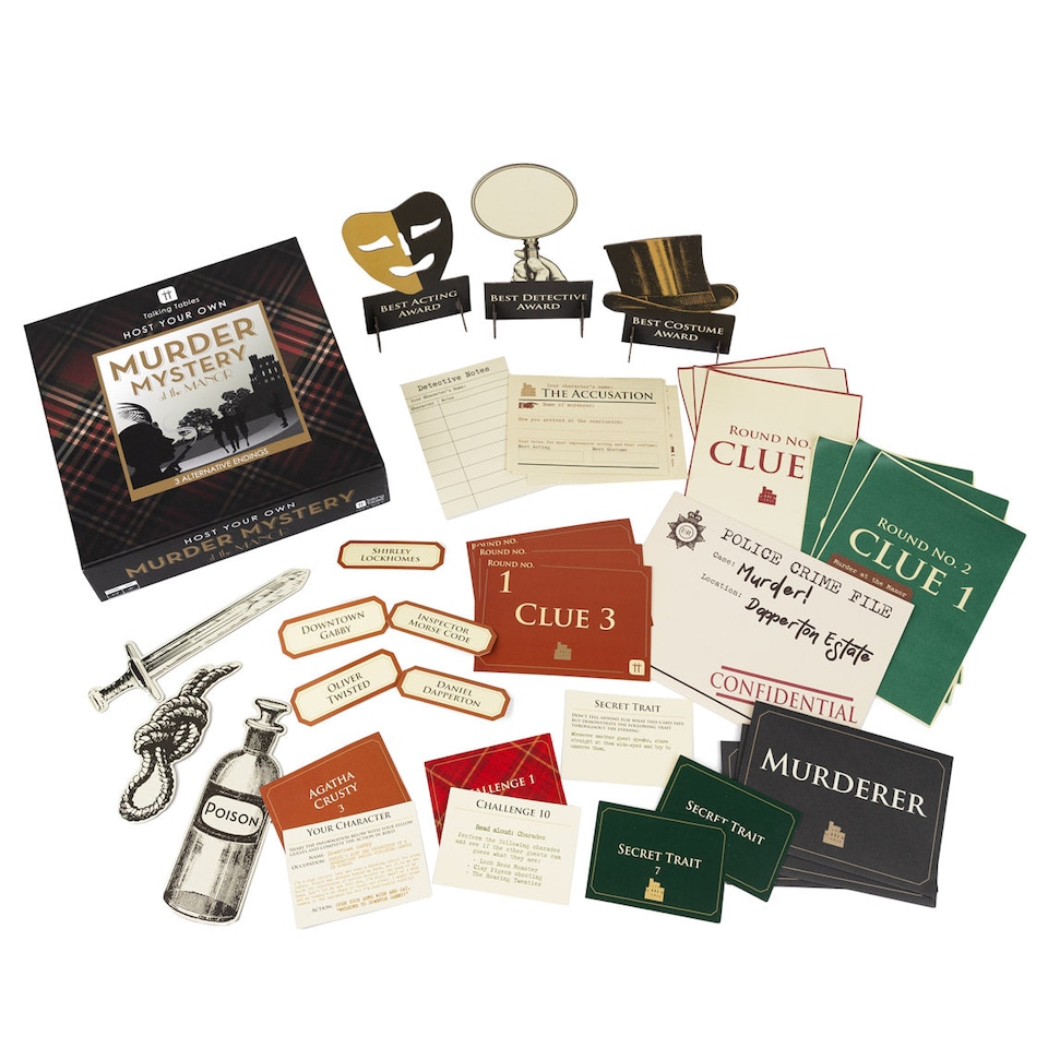 image 1 of Host Your Own Murder Mystery at the Manor Party Game