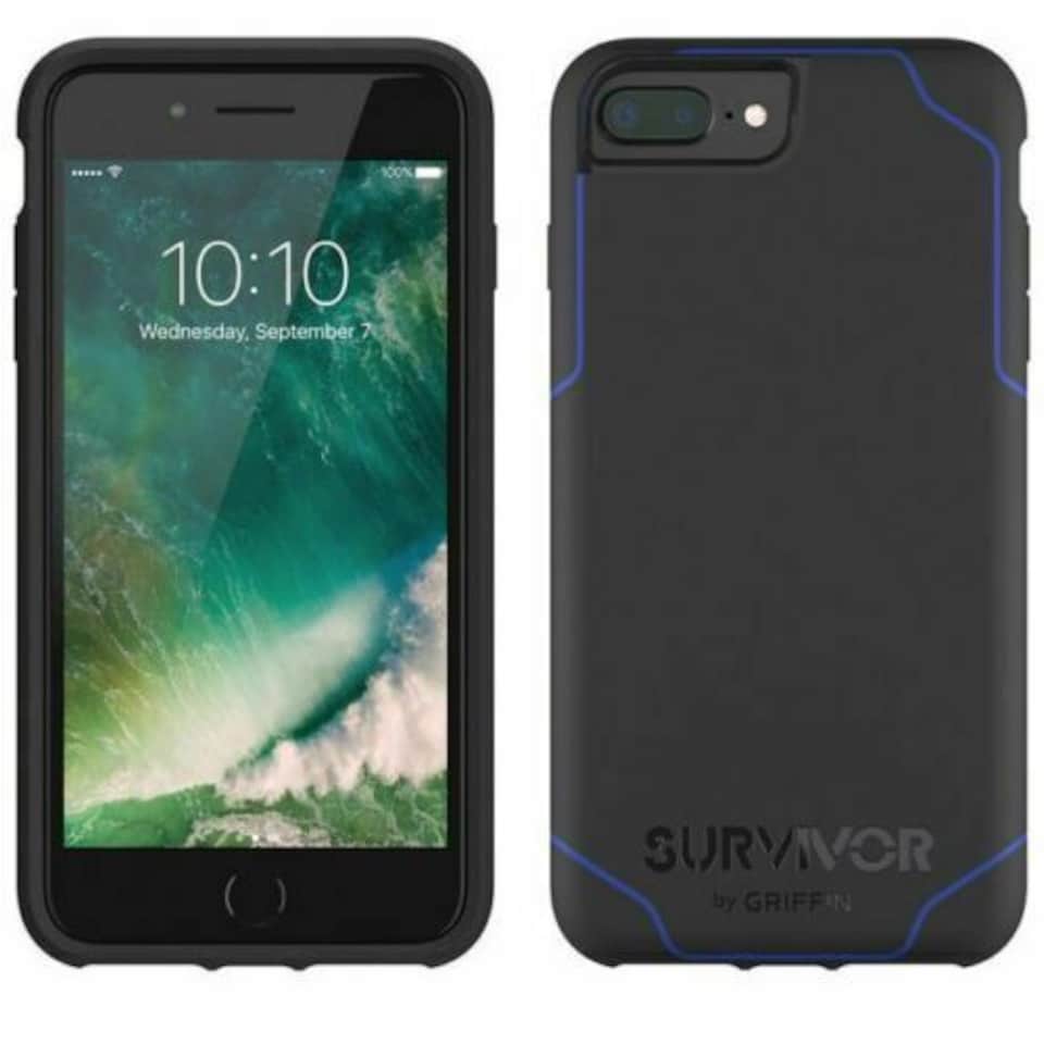 image 1 of Griffin Survivor Journey Case for iPhone 7  8 Plus 5.5 Black Blue GB42817
