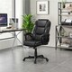 image 2 of Yaheetech PU Leather Executive Chair with High Back Black | Black