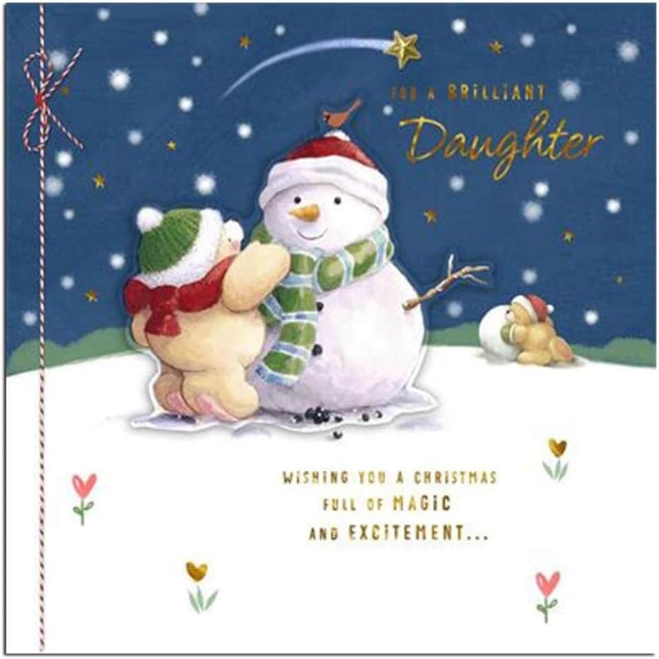 image 1 of Forever Friends Daughter Square Christmas Card