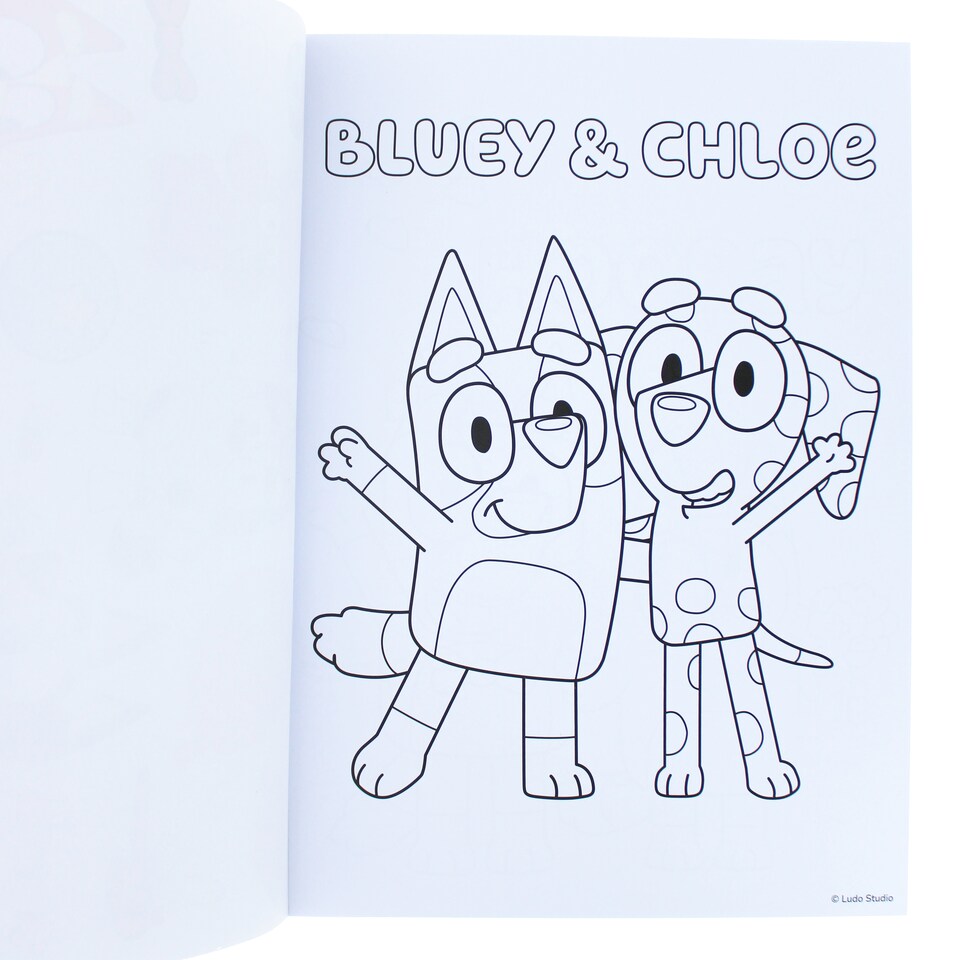 image 1 of Bluey A4 Colouring Pad
