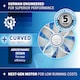 image 6 of Dryzone Bathroom & Kitchen Ventilation & Mould Cleaning Kit, dMEV Extractor Fan with Humidity Sensor (100-125mm, White)