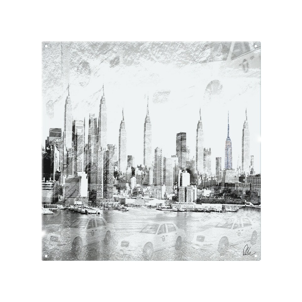 image 1 of Multiple Empire Splash Back | White