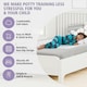 image 3 of Potty Training Bed Pads for Waterproof Protection - Bed Protector For Bed Wetting Toddlers & Children, Absolute Lifesaver for Your Mattress, 70x85 cm Grey | 2 pack White | Small Single