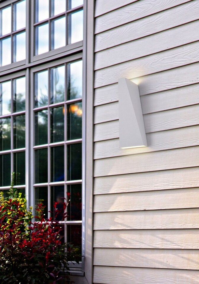 image 1 of Times Square Integrated LED Wall Lamp White, IP54