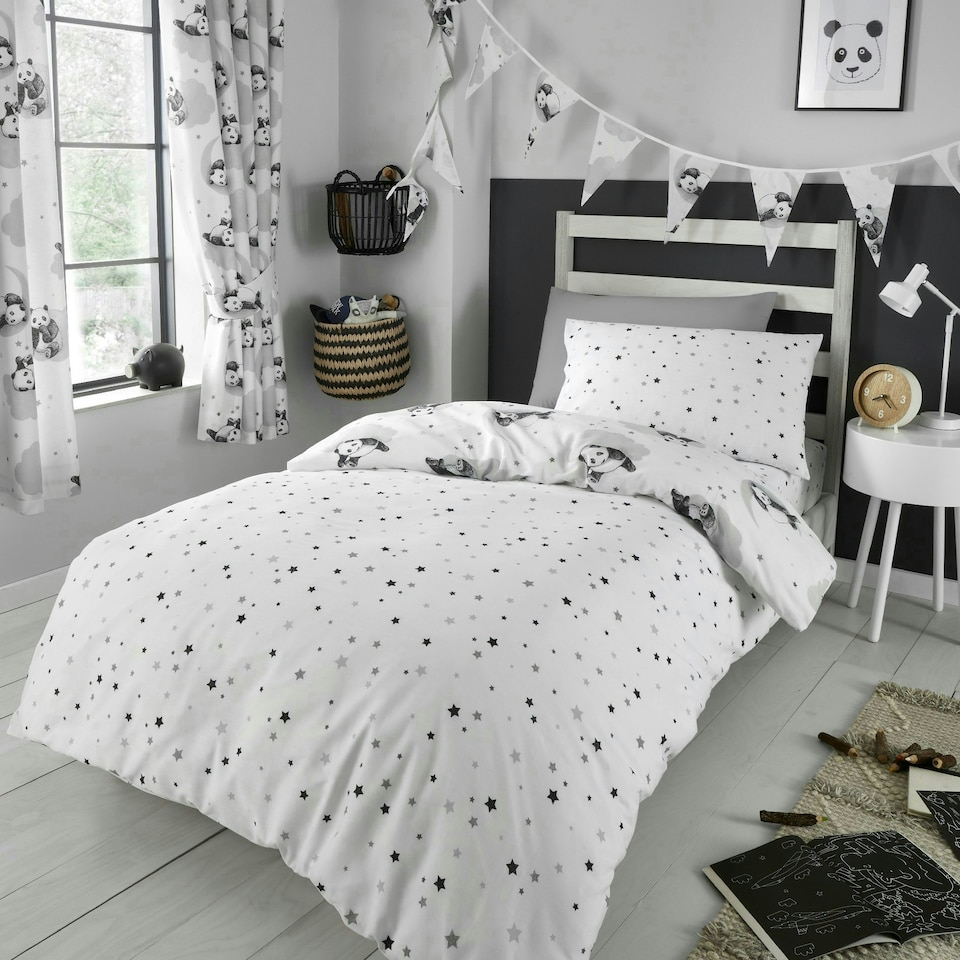 image 1 of Sleepy Panda Toddler Bedding