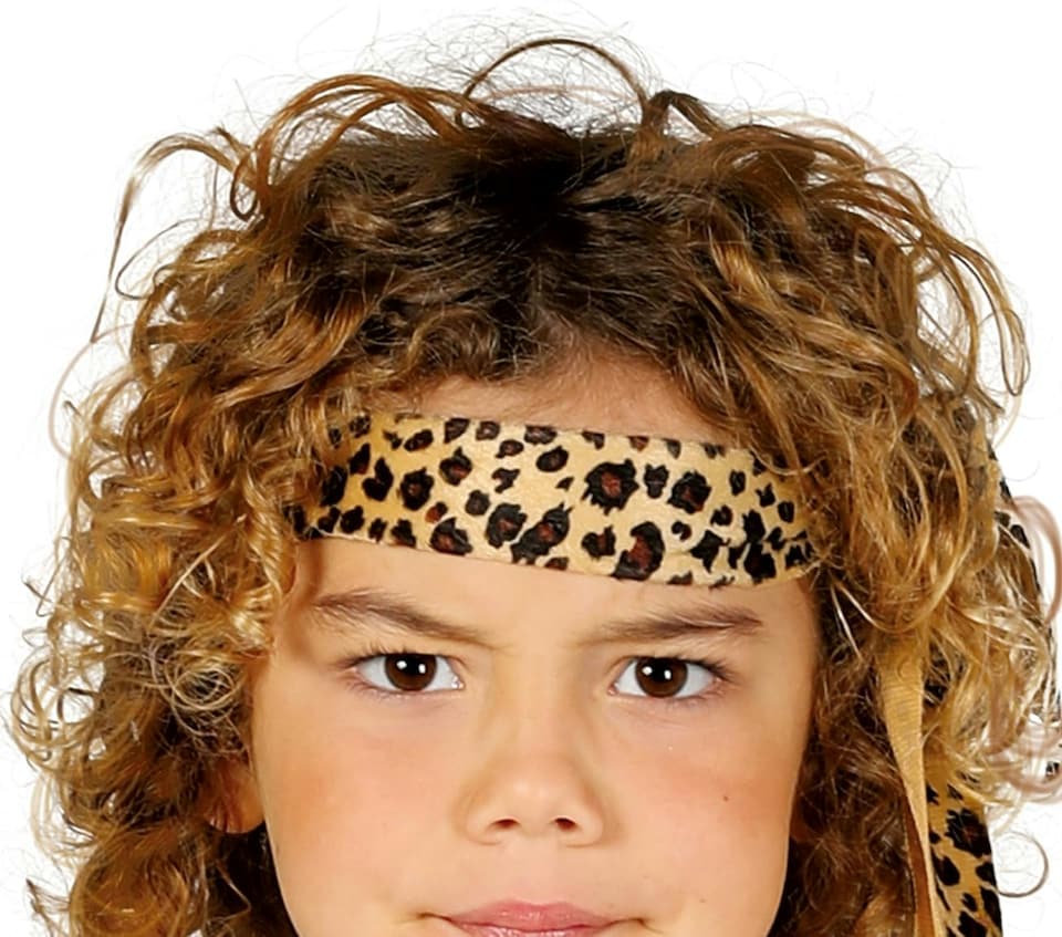 image 1 of Fancy Dress Child Caveman Black - 7-9 Years