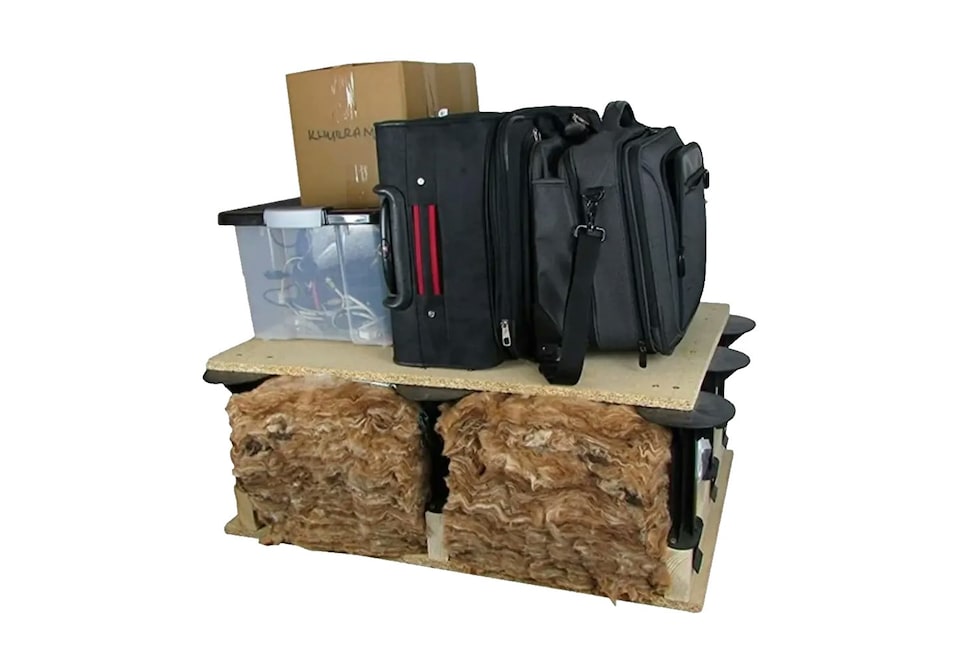 image 1 of Pack of 256 stilts and 1000 4.00mm x 30mm wood screws | Black
