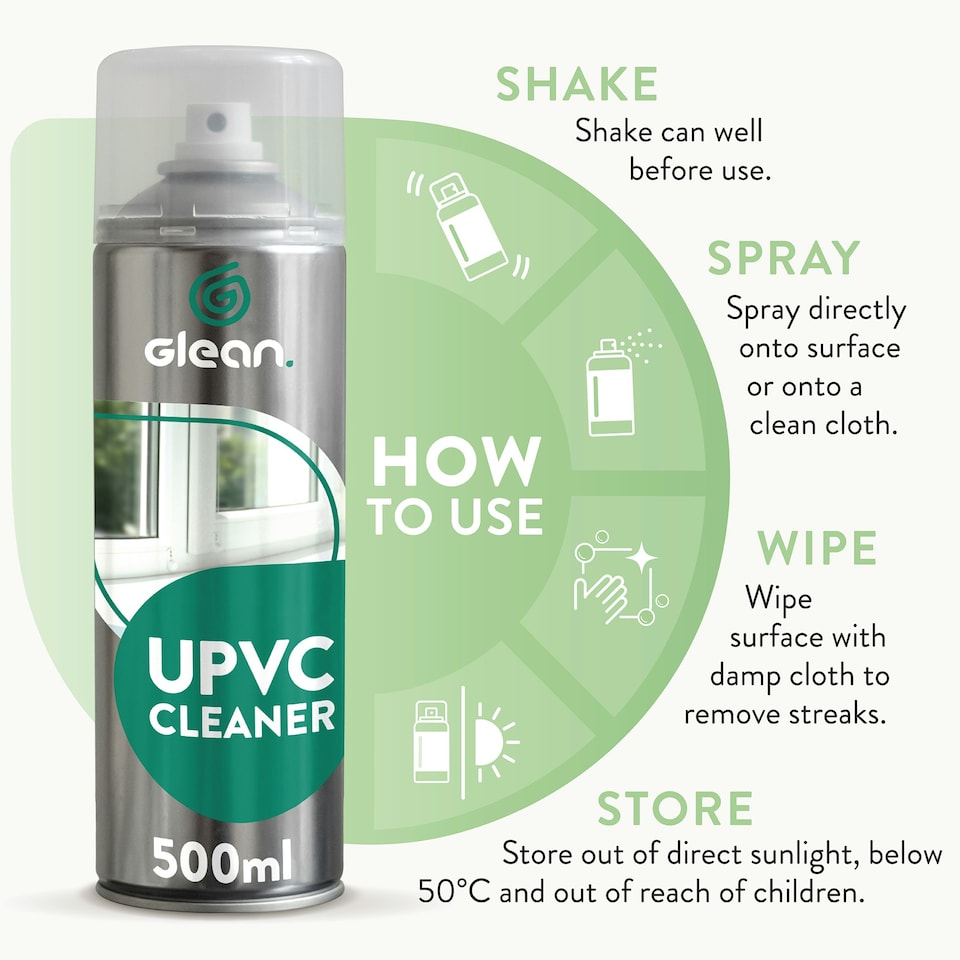 image 1 of Glean UPVC Cleaner Spray - 500ml - 2-Pack