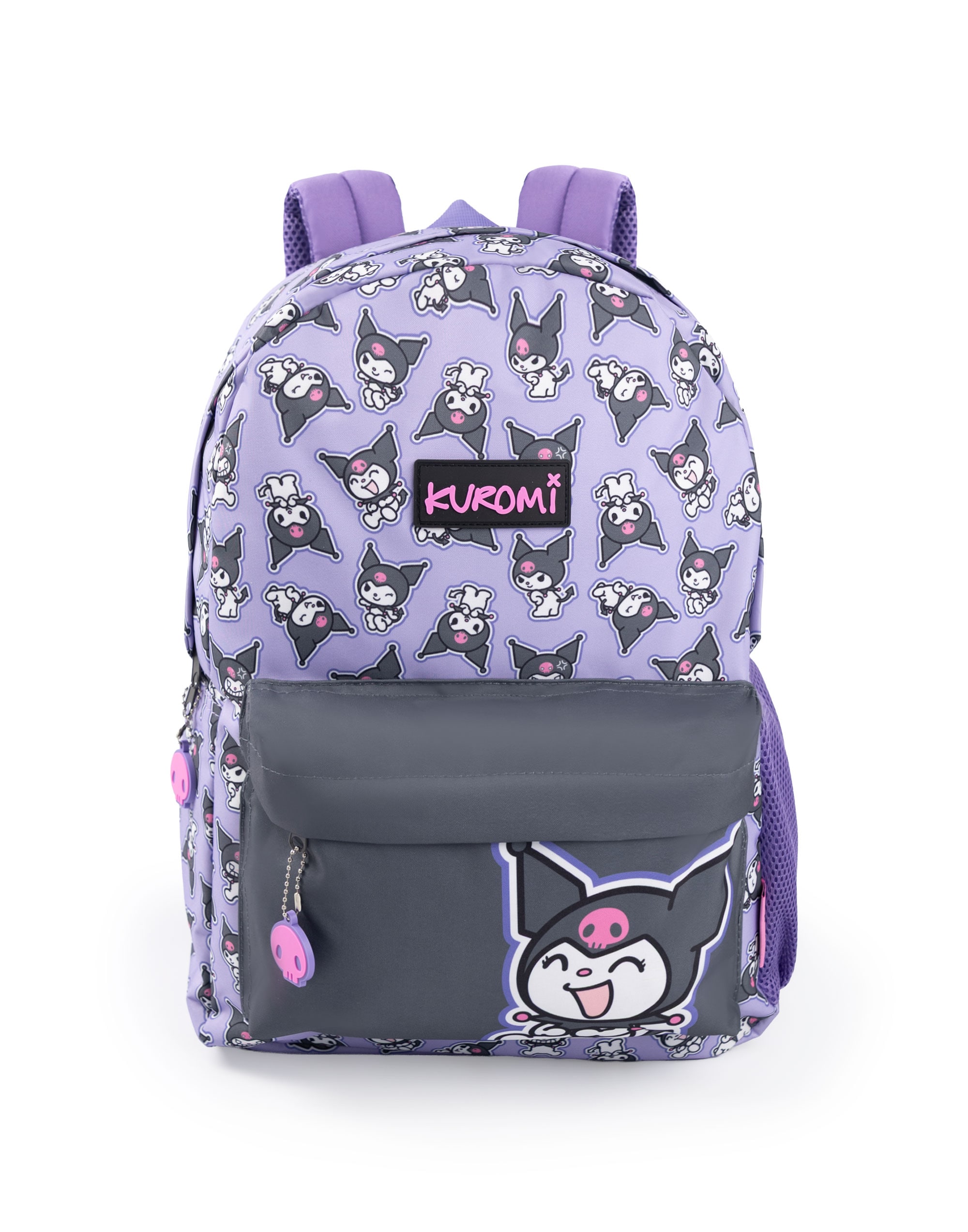 Hello Kitty & Friends Kuromi Girls Purple Backpack | Zipper School