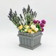 image 1 of Planter - Wooden - L20 x W20 x H20 cm - Grey Grey