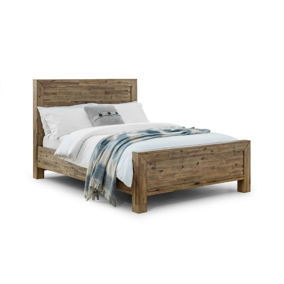 image 1 of Rustic Oak Bed Frame - King 5ft (150cm)