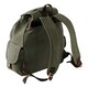image 2 of Quadra Vintage Canvas Backpack - Military Green - One Size