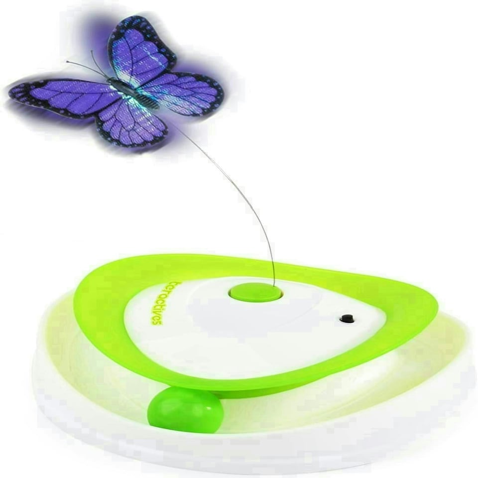 image 1 of All For Paws 6 Pack Interactive Cat Butterfly Flutter Replacements