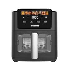 GEEPAS 5L 8 In 1 Digital Air Fryer 1500W, Black