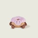 image 2 of Warmies Microwaveable Pink Donut Soft Plush Cuddly, Weighted Teddy Lavender Scented for Soothing Warmth & Pain Relief, Hot or Cold Use