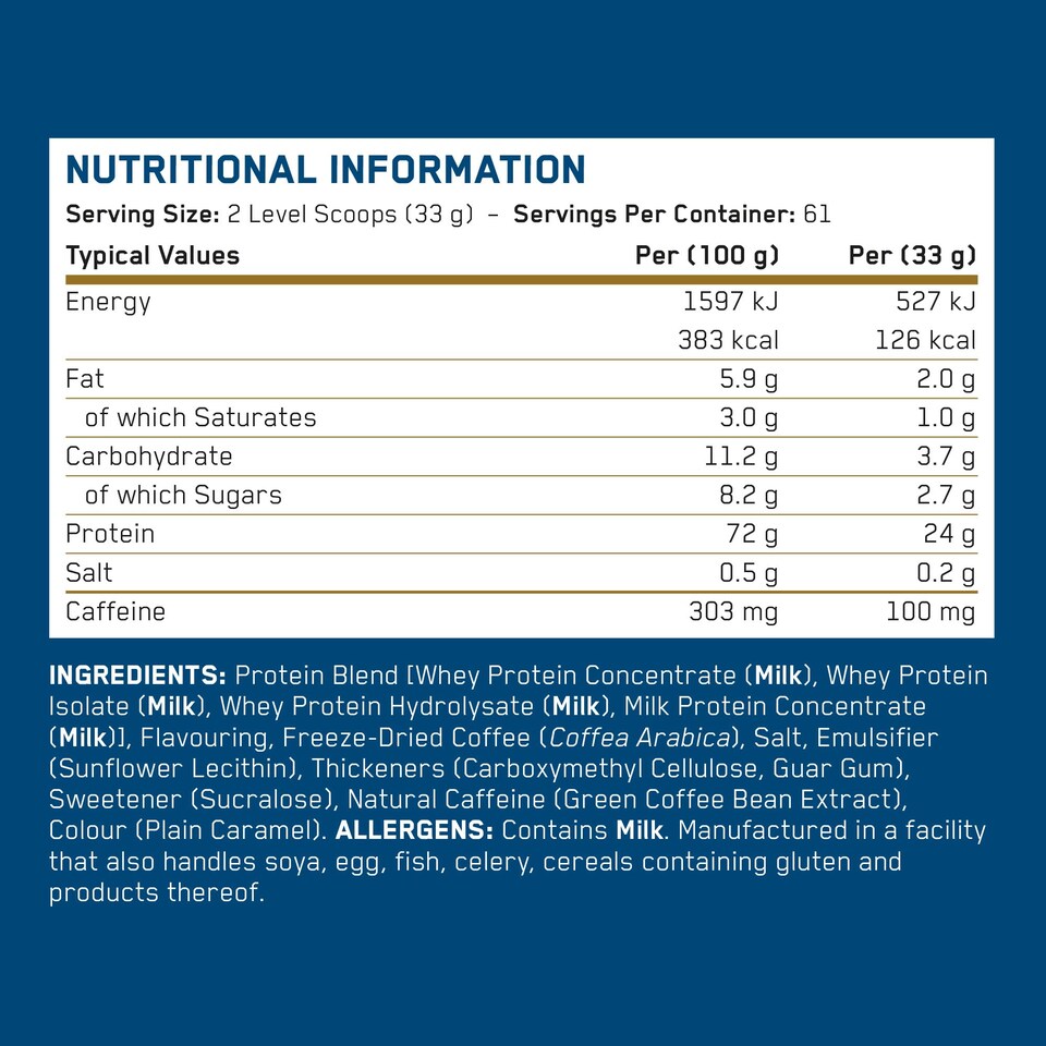 image 1 of Applied Nutrition Critical Whey Advanced Protein Powder - Frappe - 61 Servings