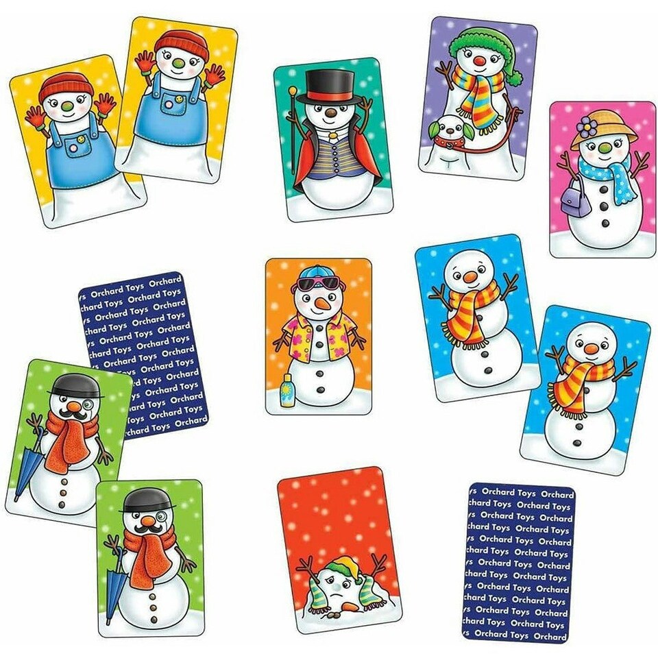 image 1 of Orchard Toys Mini Game - Snowman Snap