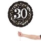 image 2 of Sparkling Celebration 30th Birthday Round Foil Helium Balloon 46cm / 18 in