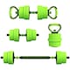 image 9 of SPORTNOW Weight Dumbbells Set, Barbell, Kettlebell, Push Up Stand, 30kg Green | Standard