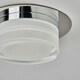 image 4 of BHS Brooke LED Bathroom Dual Mount Ceiling Light | Silver | Chrome | 1