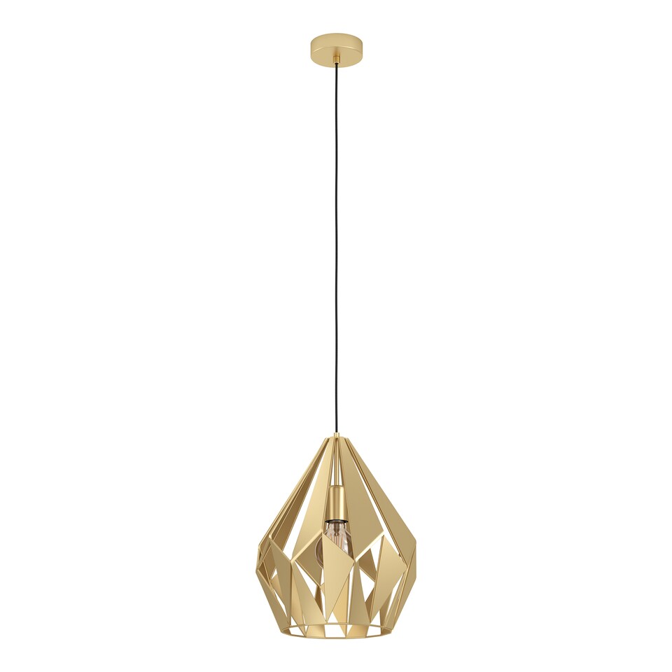 image 1 of EGLO Carlton Single Pendant Light Gold