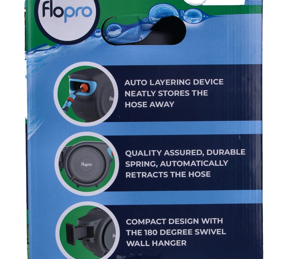image 1 of FloPro Auto Rewind Hose 20m