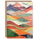 image 1 of Colourful Countryside Hills Folk Landscape Him Her Birthday Card