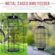 image 9 of Samuel Alexander Pack of 3 Hanging Nut Seed & Fat Ball Bird Feeders with Squirrel Guard