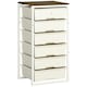 image 1 of HOMCOM Chest of Drawers, 6 Drawer Unit Storage Chest Bedroom