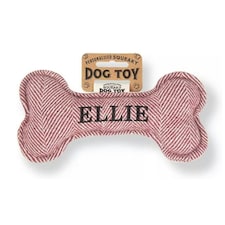 History & Heraldry Pre-Personalised Squeaky Bone Dog Toy - Ellie