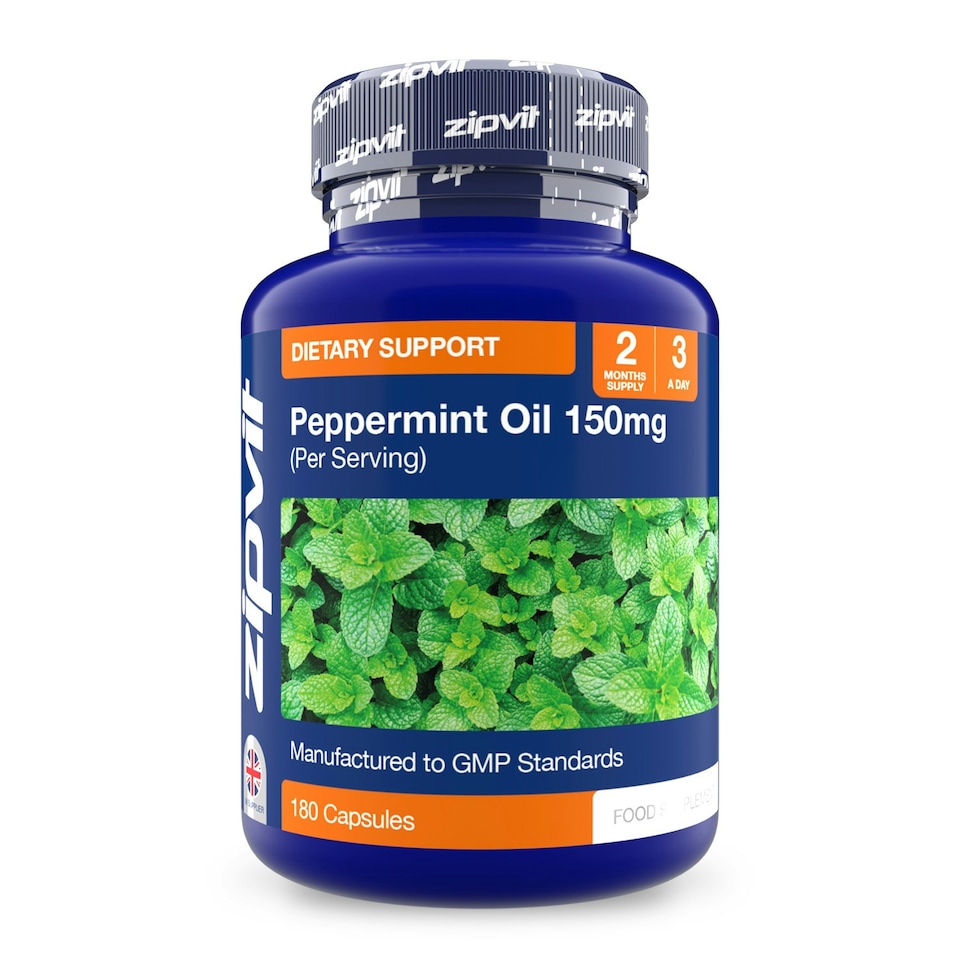 image 1 of Zipvit Peppermint Oil 150mg, High Purity Peppermint Extract, 180 Softgels, 2-Month Supply