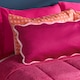 image 3 of OHS Scallop Edge Bolster Pillow Soft Maternity Back Support Filled Cushion