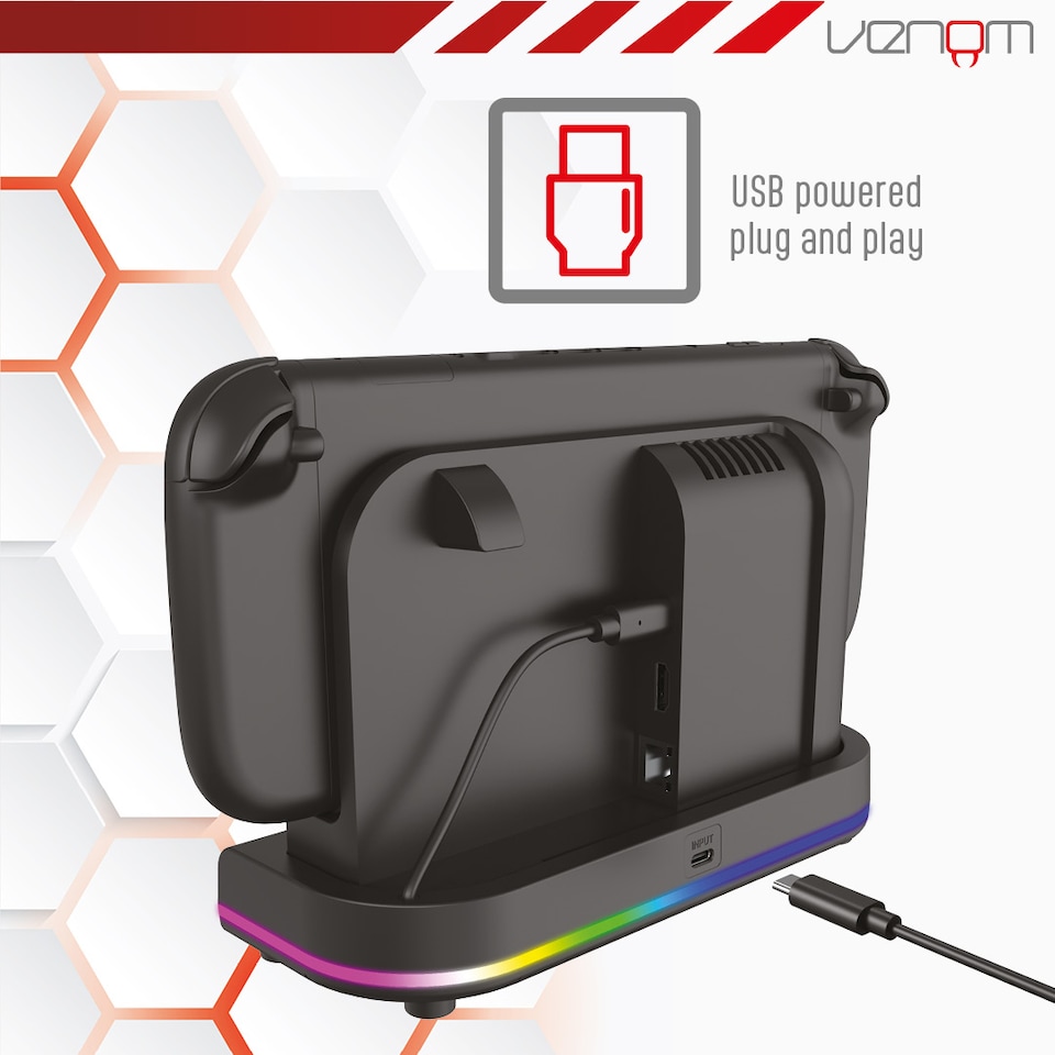 image 1 of Venom Nintendo Switch 2 LED Cooling Stand