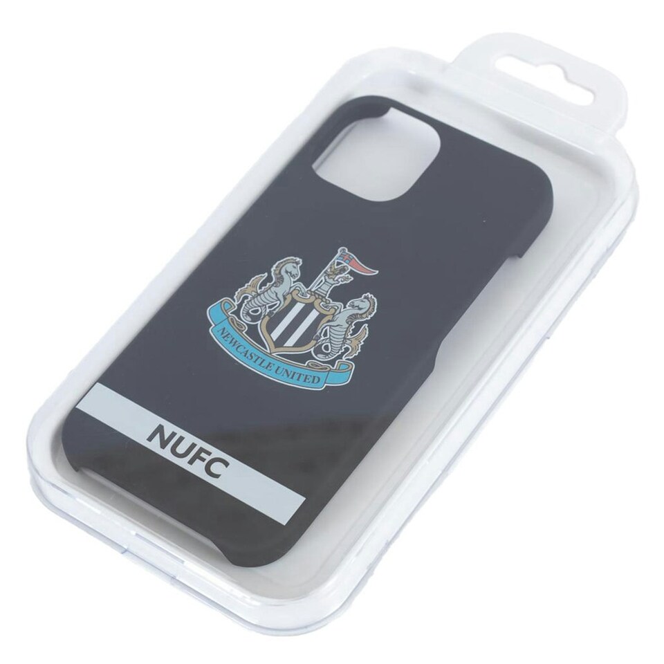 image 1 of Newcastle United FC iPhone 15 Compatible Crest Phone Case - Black/White/Grey - One Size