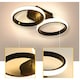 image 4 of LED Mounted Ceiling Lamp Decorative Lights Black