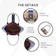 image 3 of Signare Foldable Handbag - Alice in Wonderland Nothing But Cards Blue