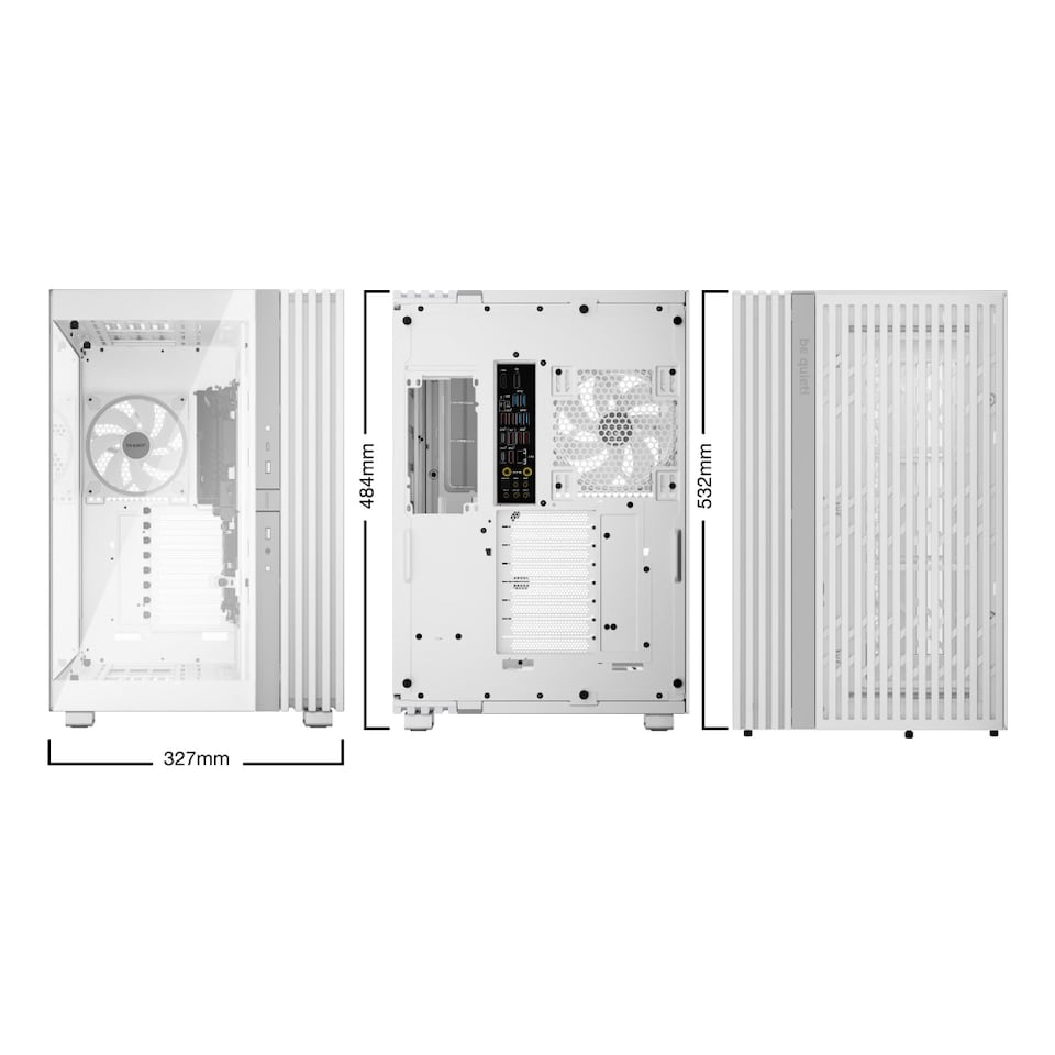 image 1 of Be Quiet Light Base 900 FX White E-ATX Full Tower  Tempered Glass PC Case