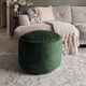 image 2 of rucomfy Velvet Pouffe - Indoor Bean Bag Footstool