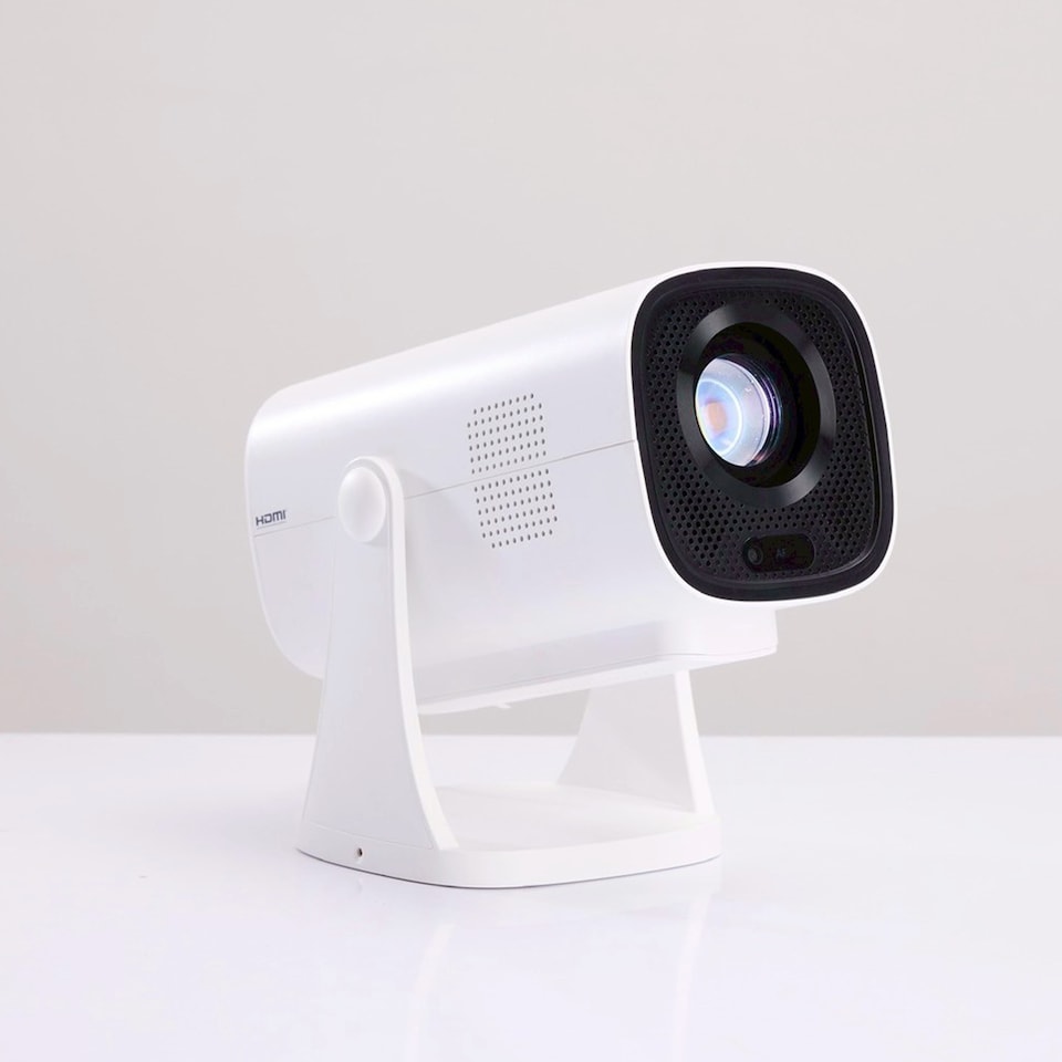 image 1 of Philips NeoPix 250 Projector White- 1080p, Wireless Screen Mirroring, 180 degree Rotative Stand, Google TV, LED
